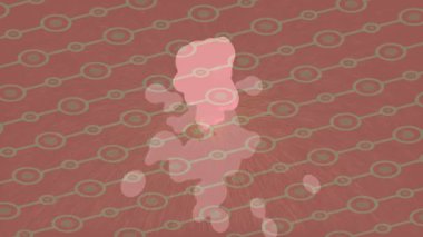 Benzersiz video giriş tasarımı projeleri için detaylı yüzey kalıbı film animasyon stili grafik girişi