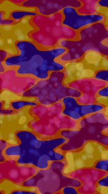 Organik desenli yüzey giriş stili video film sanatı ile soyut arkaplan tasarımı