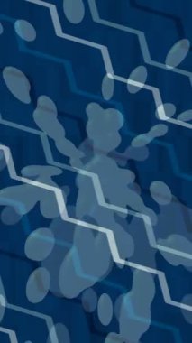 Estetik doku arkaplan tasarımı renkli hareket grafikleri ile moda film giriş profosyoneli