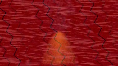 Lüks hareket projeleri için soyut tasarım stili animasyonu olan üst düzey dijital doku