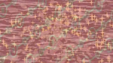 Soyut hareket desenli fütüristik video üretimi için dinamik dijital arkaplan