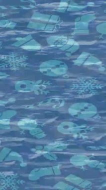 Soyut hareket desenli fütüristik video üretimi için dinamik dijital arkaplan