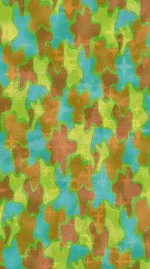 Soyut hareket desenli fütüristik video üretimi için dinamik dijital arkaplan