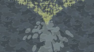 Soyut hareket desenli fütüristik video üretimi için dinamik dijital arkaplan