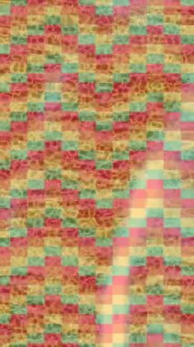 Benzersiz dijital animasyon tarzı grafikleri olan yaratıcı ortam tasarımı için yenilikçi hareket dokusu