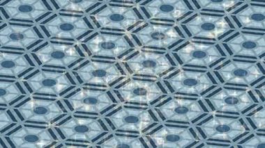 Soyut hareket desenli fütüristik video üretimi için dinamik dijital arkaplan