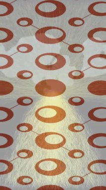 Benzersiz hareket grafikleri tasarım sanatına sahip yaratıcı film üretimi için özet bir arkaplan