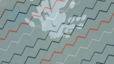 Lüks hareket projeleri için soyut tasarım stili animasyonu olan üst düzey dijital doku