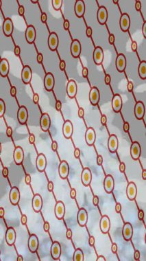 Estetik doku arkaplan tasarımı renkli hareket grafikleri ile moda film giriş profosyoneli