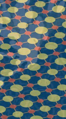 Organik desenli yüzey giriş stili video film sanatı ile soyut arkaplan tasarımı