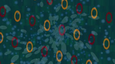 Organik desenli yüzey giriş stili video film sanatı ile soyut arkaplan tasarımı