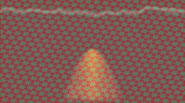 Soyut hareket desenli fütüristik video üretimi için dinamik dijital arkaplan