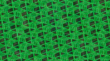 Soyut hareket desenli fütüristik video üretimi için dinamik dijital arkaplan