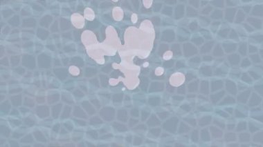 Benzersiz dijital animasyon tarzı grafikleri olan yaratıcı ortam tasarımı için yenilikçi hareket dokusu