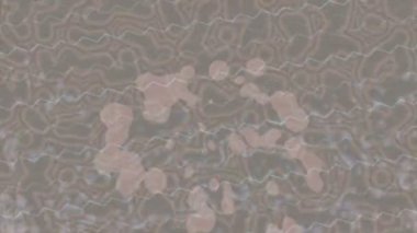 Lüks hareket projeleri için soyut tasarım stili animasyonu olan üst düzey dijital doku