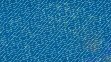 Soyut hareket desenli fütüristik video üretimi için dinamik dijital arkaplan