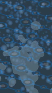 Yaratıcı video düzenleme film arkaplan tasarımı için minimalist organik hareket grafikleri