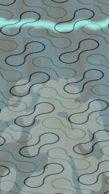 Soyut hareket desenli fütüristik video üretimi için dinamik dijital arkaplan