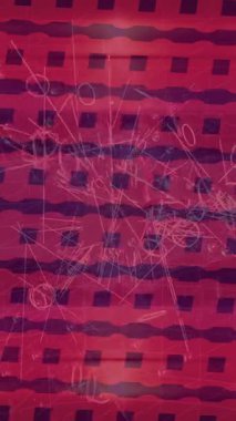 Dijital doku yüzey tasarım biçimi ile modern video animasyonu için gelişmiş hareket grafikleri