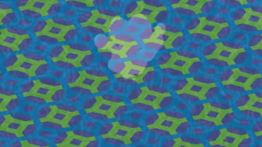 Benzersiz dijital animasyon tarzı grafikleri olan yaratıcı ortam tasarımı için yenilikçi hareket dokusu