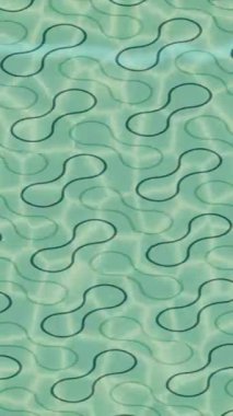 Benzersiz dijital animasyon tarzı grafikleri olan yaratıcı ortam tasarımı için yenilikçi hareket dokusu