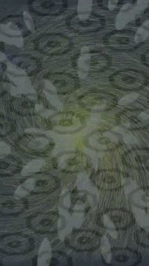 Modern medya üretimi için fütüristik dijital soyut doku sinematik tarz hareketli grafik ögesi