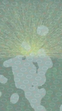 Yaratıcı video düzenleme film arkaplan tasarımı için minimalist organik hareket grafikleri