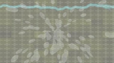 Soyut hareket desenli fütüristik video üretimi için dinamik dijital arkaplan