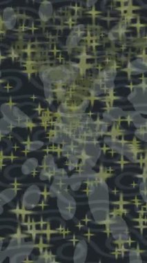 Benzersiz dijital animasyon tarzı grafikleri olan yaratıcı ortam tasarımı için yenilikçi hareket dokusu