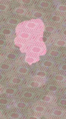 Benzersiz dijital animasyon tarzı grafikleri olan yaratıcı ortam tasarımı için yenilikçi hareket dokusu