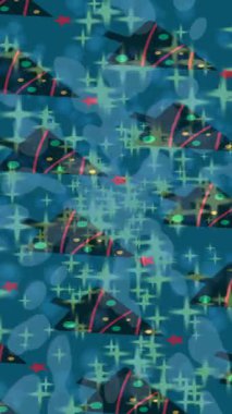 Dijital doku yüzey tasarım biçimi ile modern video animasyonu için gelişmiş hareket grafikleri