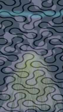 Soyut hareket desenli fütüristik video üretimi için dinamik dijital arkaplan