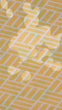 Benzersiz dijital animasyon tarzı grafikleri olan yaratıcı ortam tasarımı için yenilikçi hareket dokusu