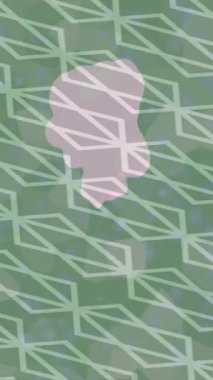 Yaratıcı video düzenleme film arkaplan tasarımı için minimalist organik hareket grafikleri