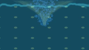 Yaratıcı video düzenleme film arkaplan tasarımı için minimalist organik hareket grafikleri