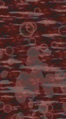 Benzersiz video giriş tasarımı projeleri için detaylı yüzey kalıbı film animasyon stili grafik girişi