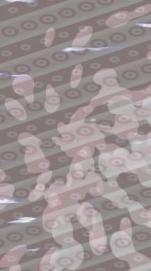 Benzersiz dijital animasyon tarzı grafikleri olan yaratıcı ortam tasarımı için yenilikçi hareket dokusu