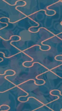 Benzersiz video giriş tasarımı projeleri için detaylı yüzey kalıbı film animasyon stili grafik girişi