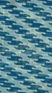 Benzersiz dijital animasyon tarzı grafikleri olan yaratıcı ortam tasarımı için yenilikçi hareket dokusu