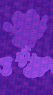 Benzersiz dijital animasyon tarzı grafikleri olan yaratıcı ortam tasarımı için yenilikçi hareket dokusu