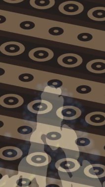 Modern medya üretimi için fütüristik dijital soyut doku sinematik tarz hareketli grafik ögesi