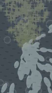 Soyut hareket desenli fütüristik video üretimi için dinamik dijital arkaplan