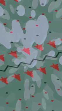 Benzersiz hareket grafikleri tasarım sanatına sahip yaratıcı film üretimi için özet bir arkaplan