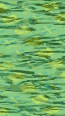 Soyut hareket desenli fütüristik video üretimi için dinamik dijital arkaplan