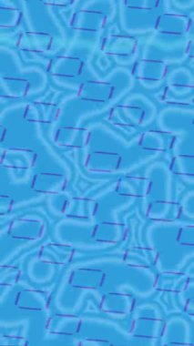 Benzersiz dijital animasyon tarzı grafikleri olan yaratıcı ortam tasarımı için yenilikçi hareket dokusu