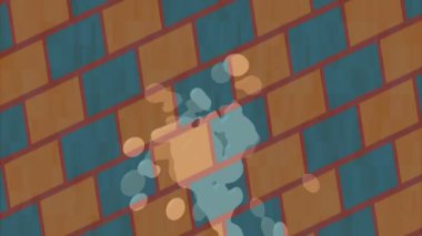 Estetik doku arkaplan tasarımı renkli hareket grafikleri ile moda film giriş profosyoneli