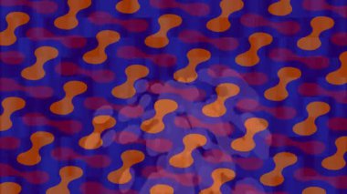 Soyut hareket desenli fütüristik video üretimi için dinamik dijital arkaplan