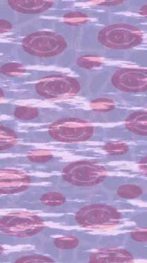 Benzersiz dijital animasyon tarzı grafikleri olan yaratıcı ortam tasarımı için yenilikçi hareket dokusu