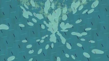 Benzersiz hareket grafikleri tasarım sanatına sahip yaratıcı film üretimi için özet bir arkaplan