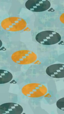 Lüks hareket projeleri için soyut tasarım stili animasyonu olan üst düzey dijital doku